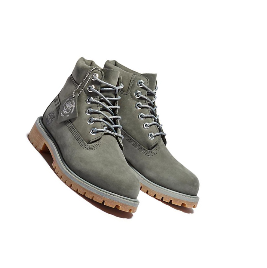 Timberland Premium Original 6-inch Boots παιδικα σκούρο γκρι | GR-IOZ0594