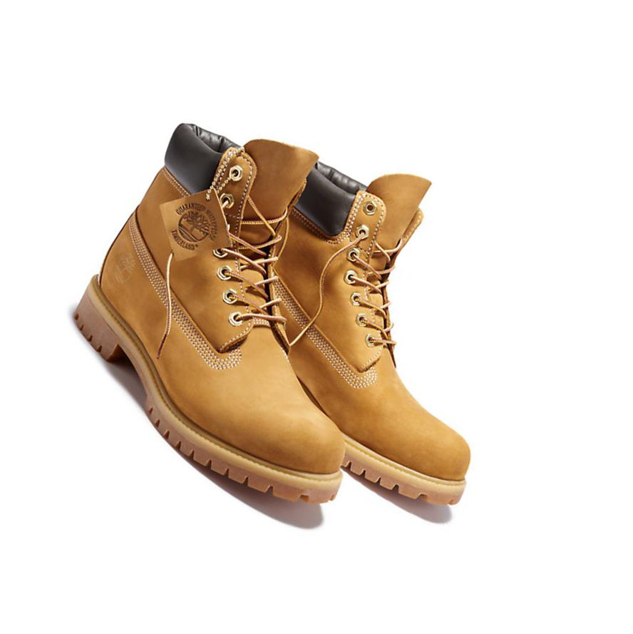 Timberland Premium Original 6-inch Boots ανδρικα κίτρινα | GR-ISN8372