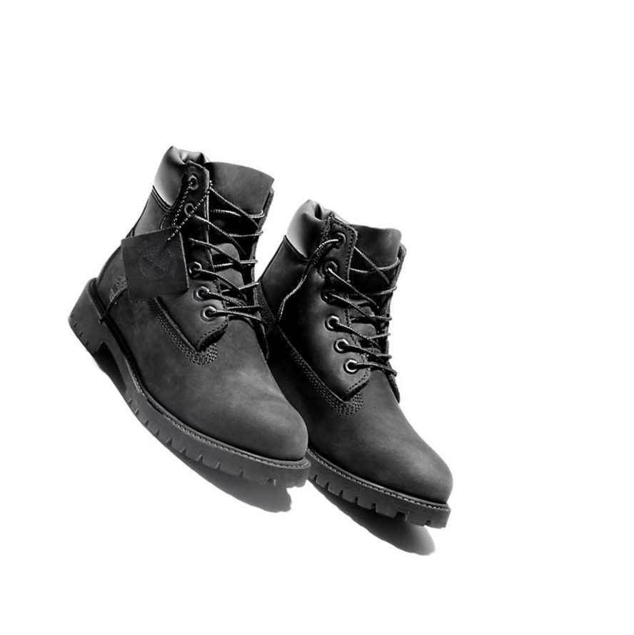 Timberland Premium Original 6-inch Boots παιδικα μαυρα | GR-NGU3240