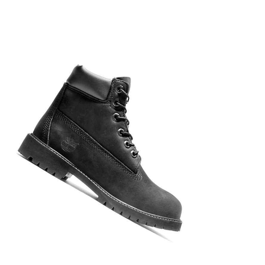 Timberland Premium Original 6-inch Boots παιδικα μαυρα | GR-NGU3240