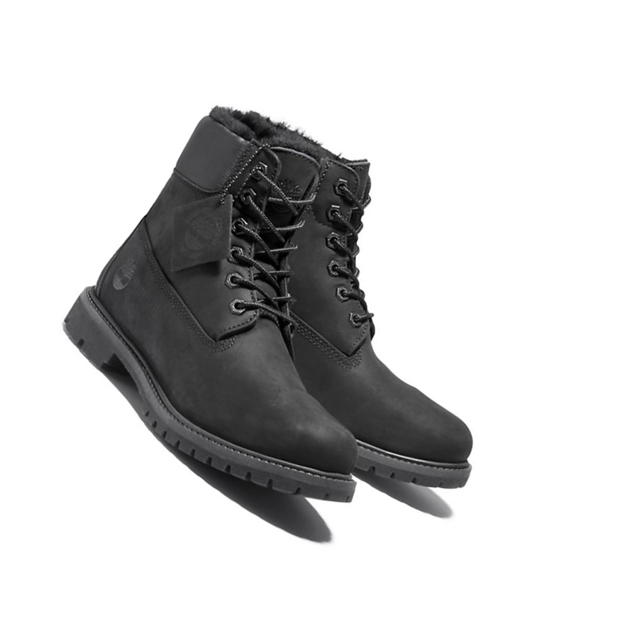 Timberland Premium Original 6-inch Boots γυναικεια μαυρα | GR-OAX2587