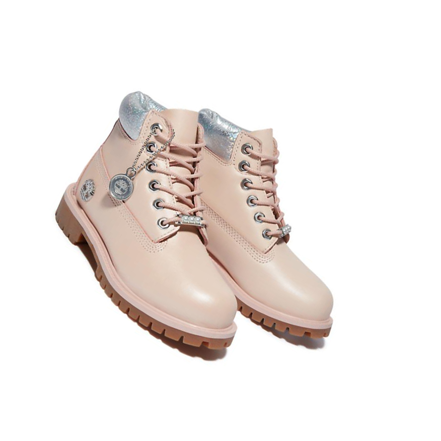 Timberland Premium Original 6-inch Boots παιδικα ροζ | GR-RZY3179