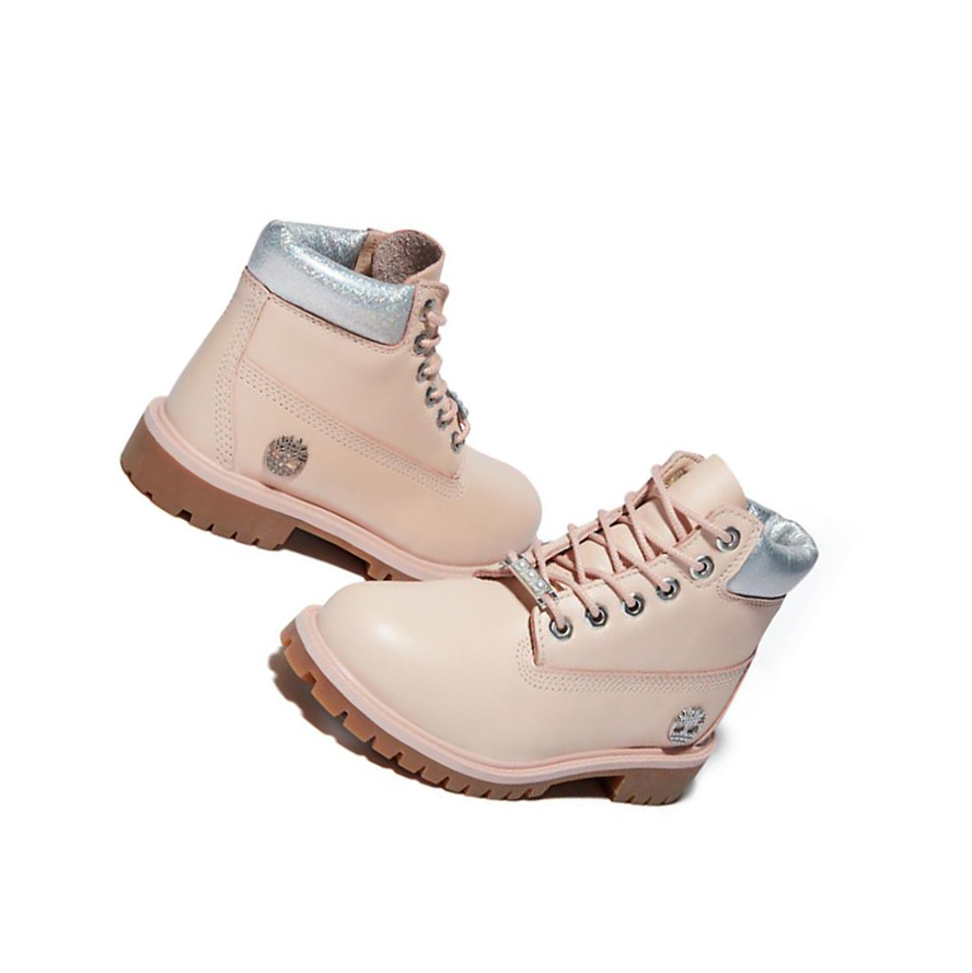 Timberland Premium Original 6-inch Boots παιδικα ροζ | GR-RZY3179