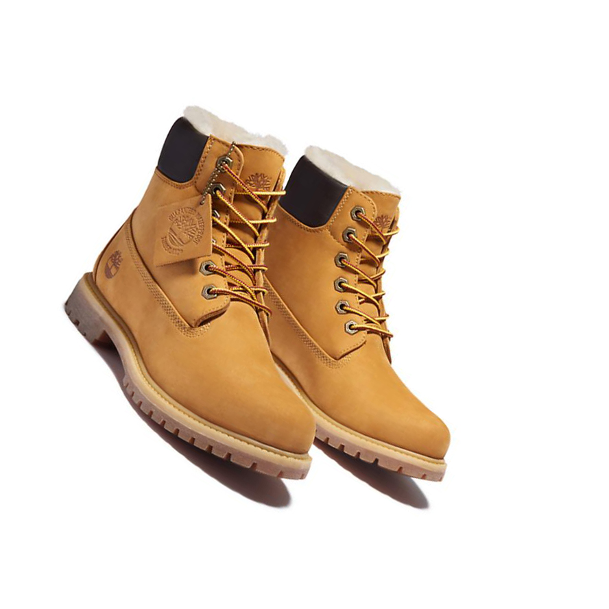 Timberland Premium Original 6-inch Boots γυναικεια κίτρινα | GR-VFM0492