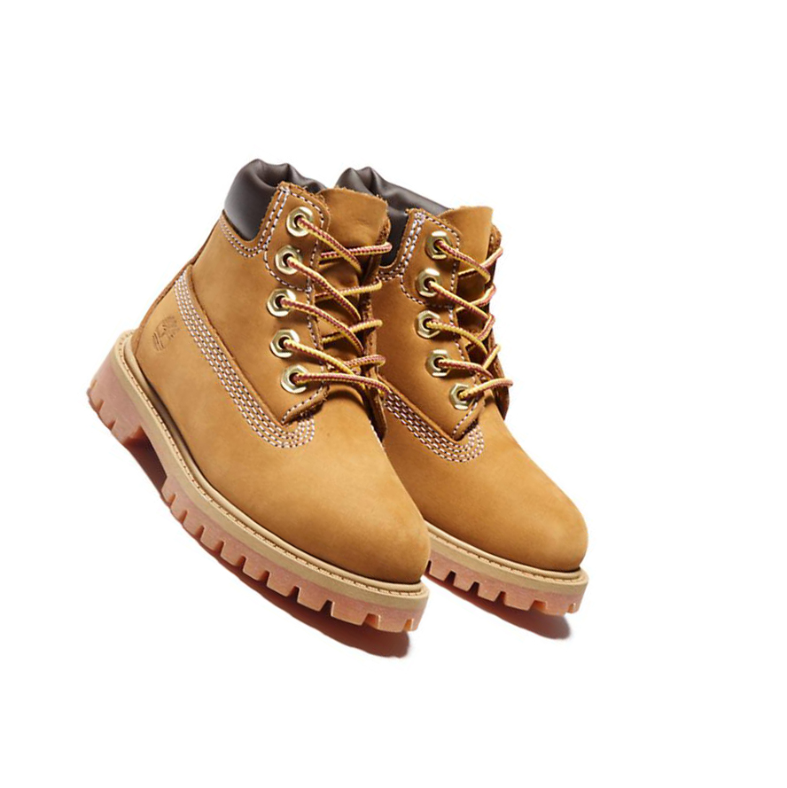 Timberland Premium Original 6-inch Boots παιδικα κίτρινα | GR-VNM6312