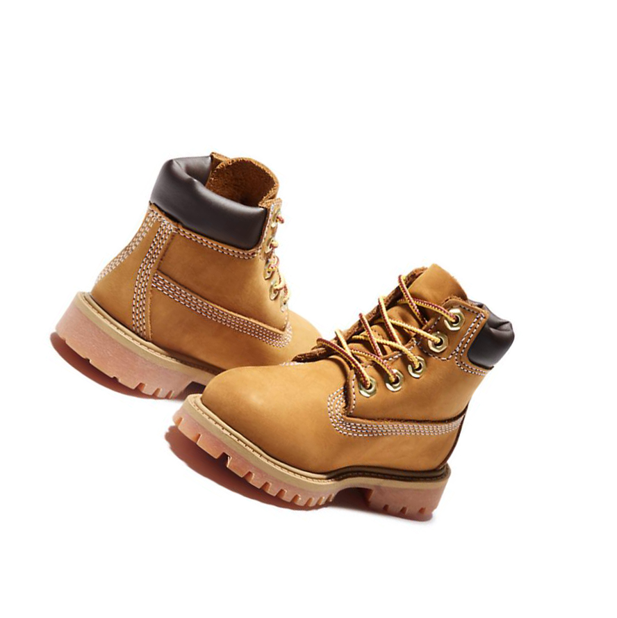 Timberland Premium Original 6-inch Boots παιδικα κίτρινα | GR-VNM6312