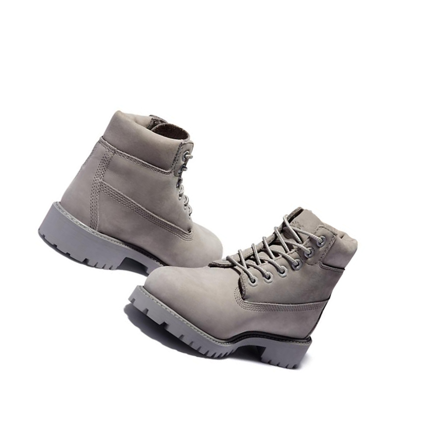 Timberland Premium Original 6-inch Boots παιδικα ανοιχτο γκρι | GR-XJE3715