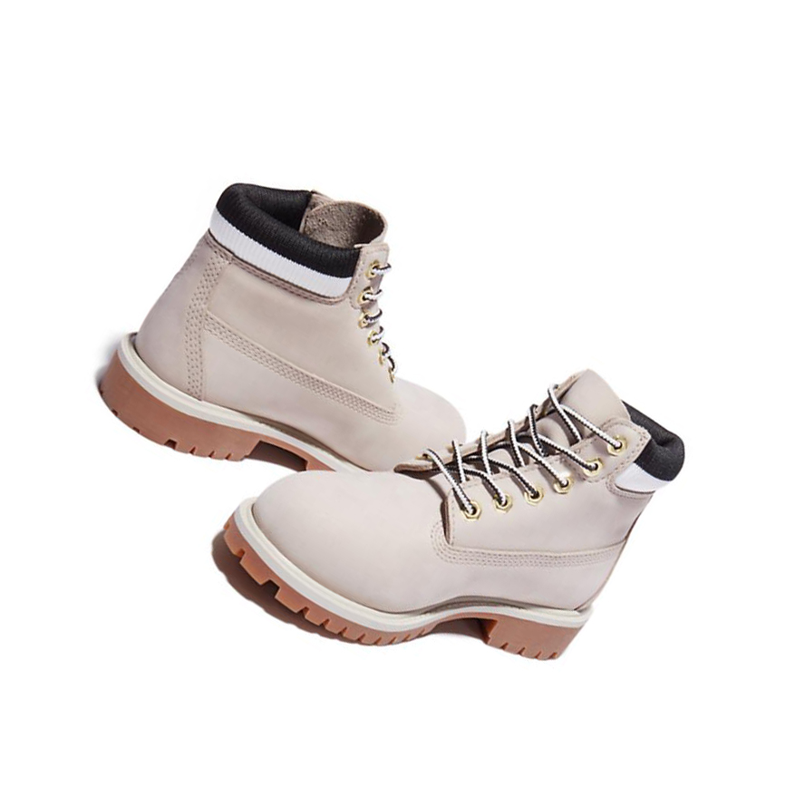 Timberland Premium Waterproofs Original 6-inch Boots παιδικα Μπεζ | GR-AKQ4023