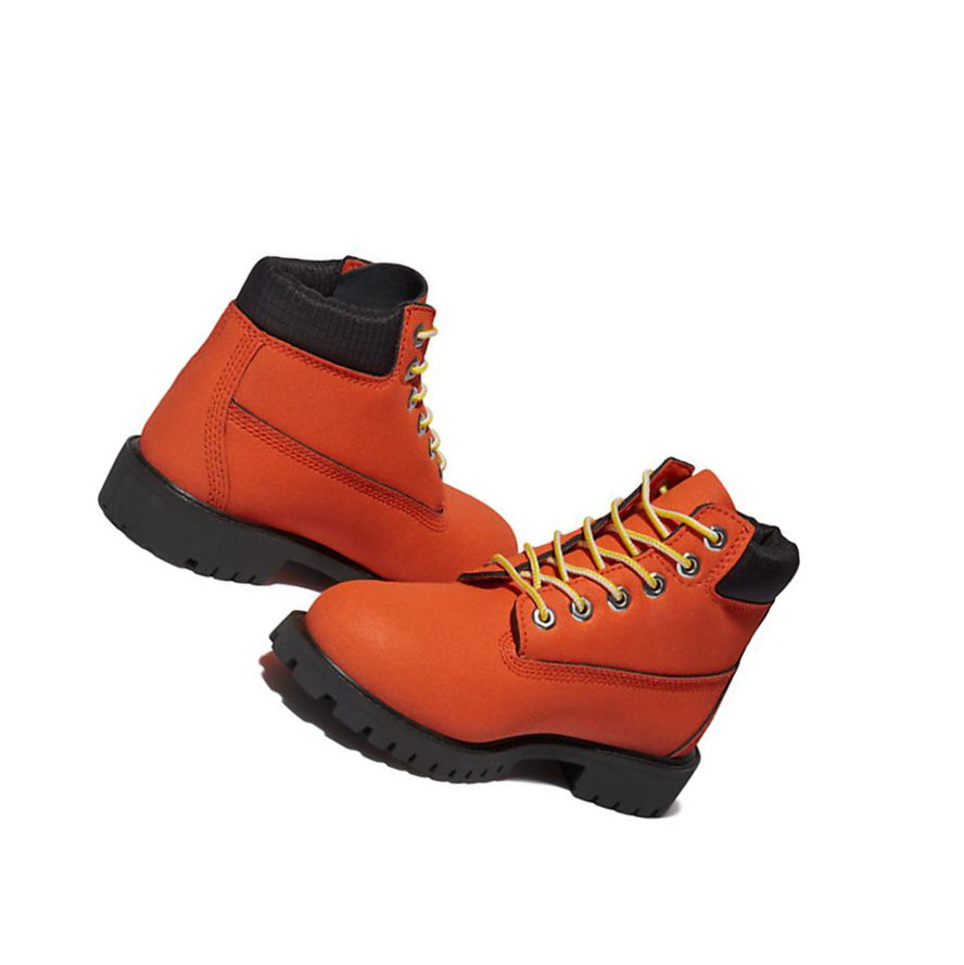 Timberland Premium Waterproofs Original 6-inch Boots παιδικα πορτοκαλι | GR-FCX1860