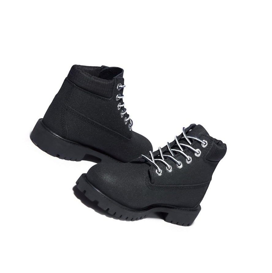 Timberland Premium Waterproofs Original 6-inch Boots παιδικα μαυρα | GR-LJZ9785