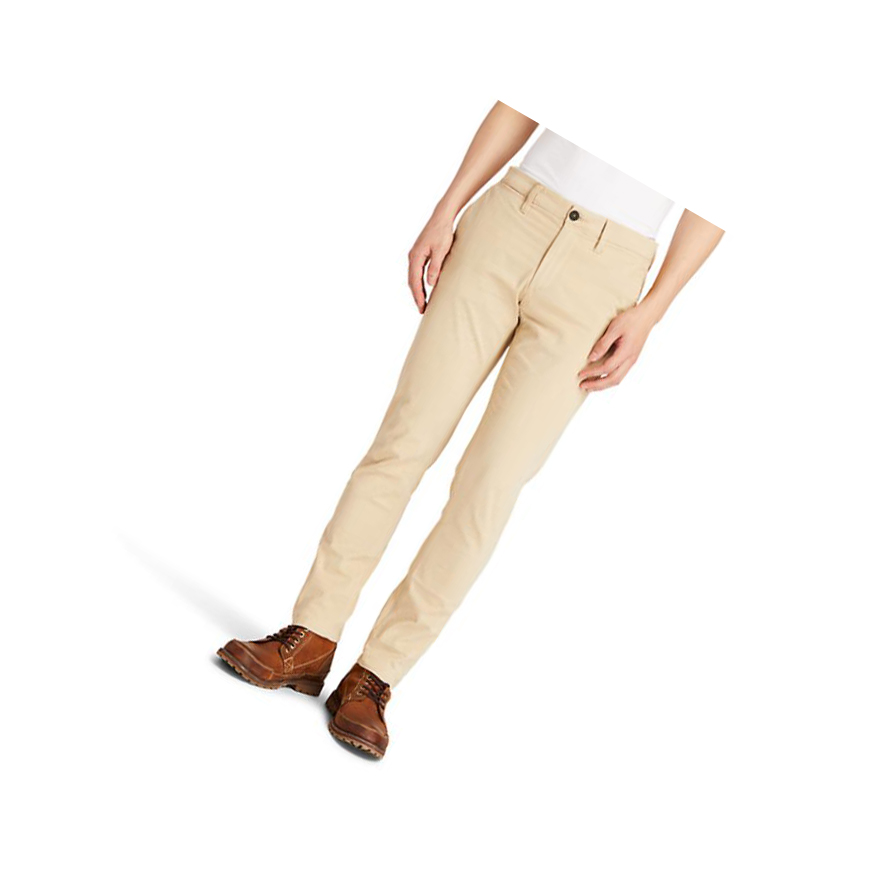 Timberland Sargent Lake Ultrastretch Chinos παντελονι ανδρικα Μπεζ | GR-BQL6801