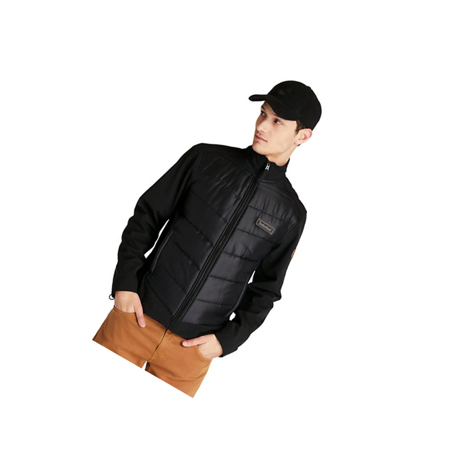 Timberland Soft-Shell Quilted-Υβρίδιο μπουφαν ανδρικα μαυρα | GR-FHD8219