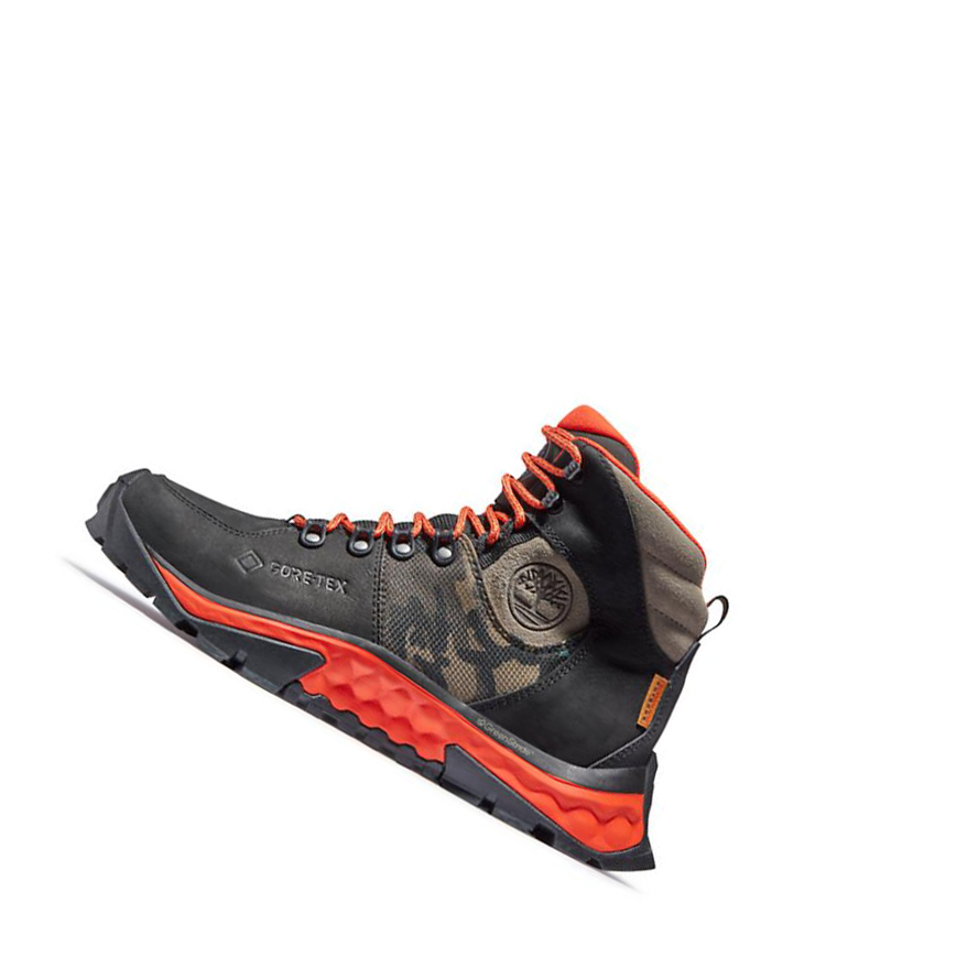 Timberland Solar Ridge Gore-Tex® GreenStride™ χειμωνιατικα μποτακια ανδρικα μαυρα | GR-LAK1605