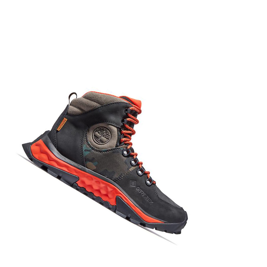 Timberland Solar Ridge Gore-Tex® GreenStride™ χειμωνιατικα μποτακια ανδρικα μαυρα | GR-LAK1605