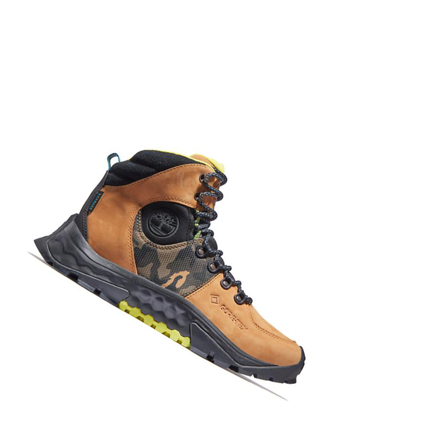 Timberland Solar Ridge Gore-Tex® GreenStride™ χειμωνιατικα μποτακια ανδρικα κίτρινα | GR-WAJ4683