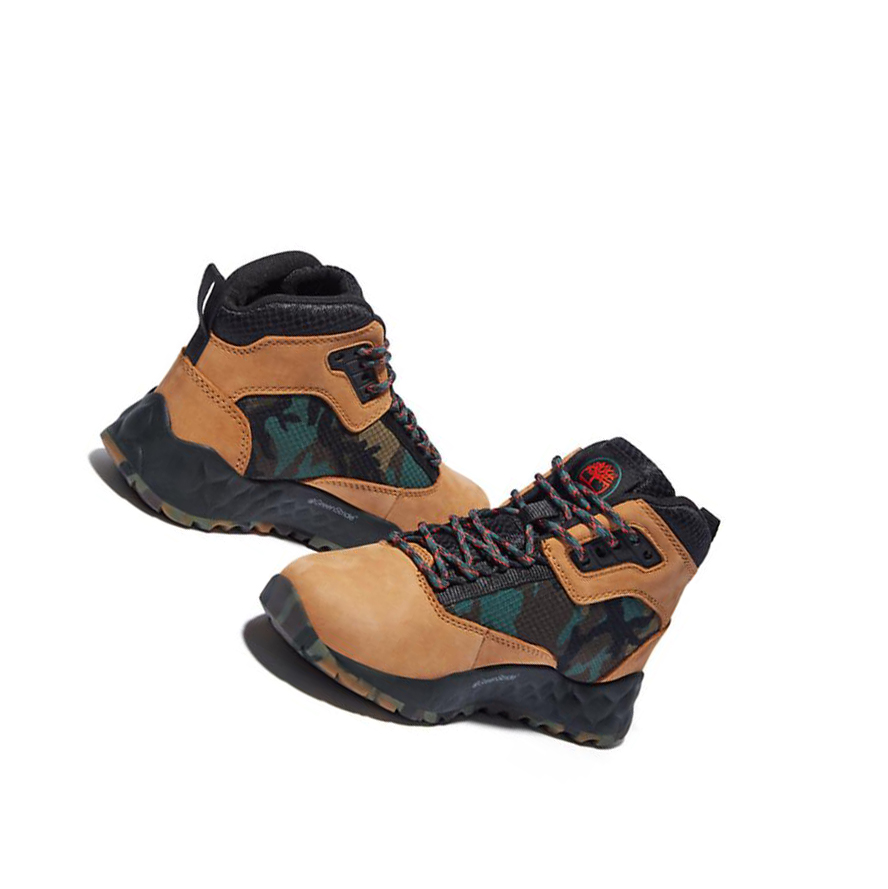 Timberland Solar Wave GreenStride™ Hiker Μπότες Chukka παιδικα κίτρινα | GR-KSR0873