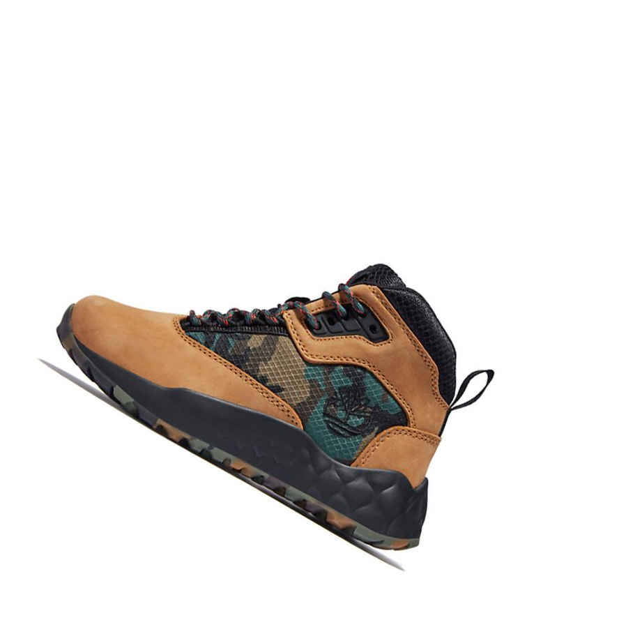 Timberland Solar Wave GreenStride™ Hiker Μπότες Chukka παιδικα κίτρινα | GR-KSR0873