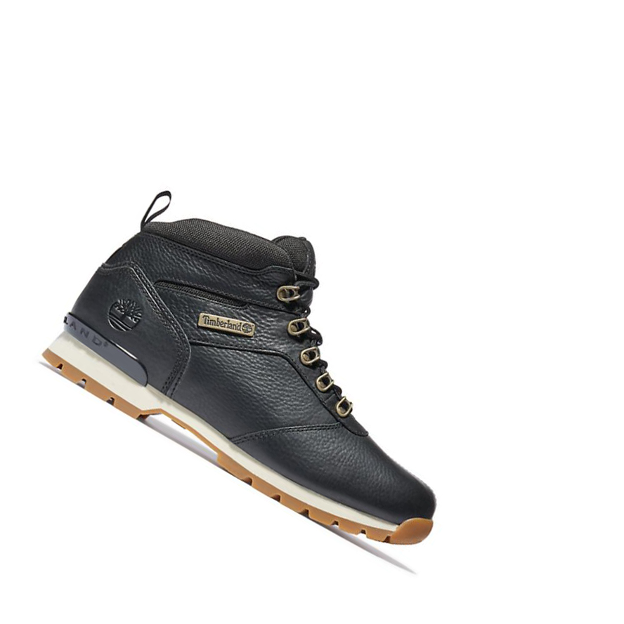 Timberland Splitrock Mid Hiker μποτακια πεζοποριασ ανδρικα μαυρα | GR-JGD0169