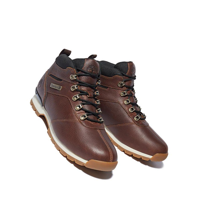 Timberland Splitrock Mid Hiker μποτακια πεζοποριασ ανδρικα σκούρο καφε | GR-TVX4732