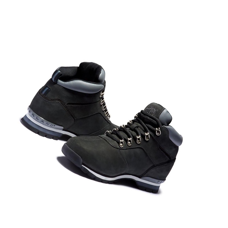 Timberland Splitrock Nubuck Mid Hiker μποτακια πεζοποριασ ανδρικα μαυρα | GR-LMJ2750