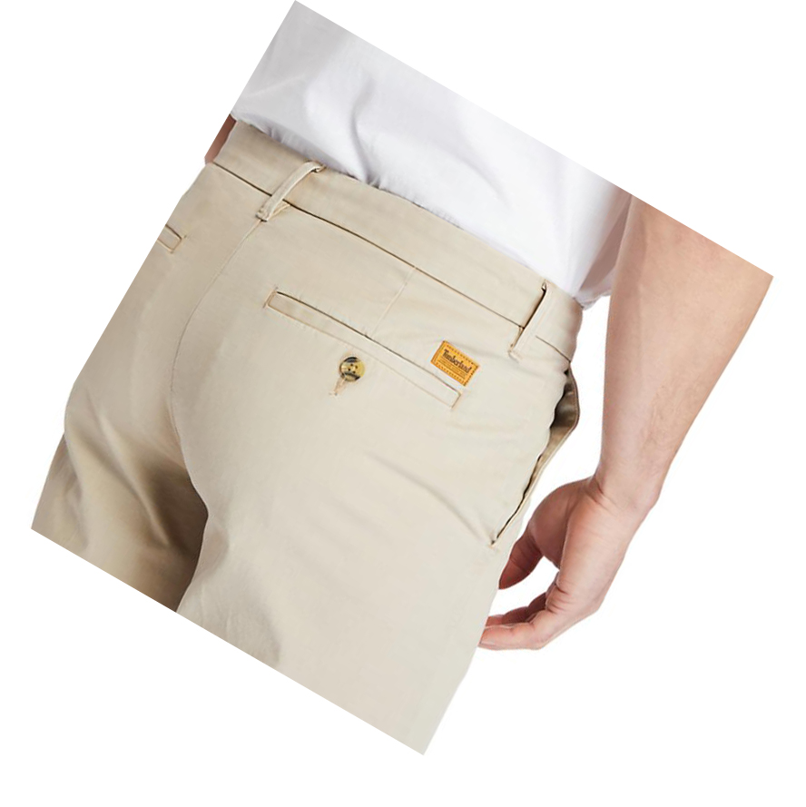 Timberland Squam Lake Stretch Chino σορτσ ανδρικα Μπεζ | GR-JMA3180