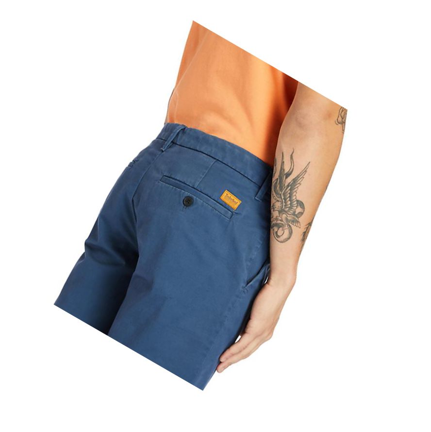 Timberland Squam Lake Stretch Chino σορτσ ανδρικα σκούρο μπλε | GR-NEI1287