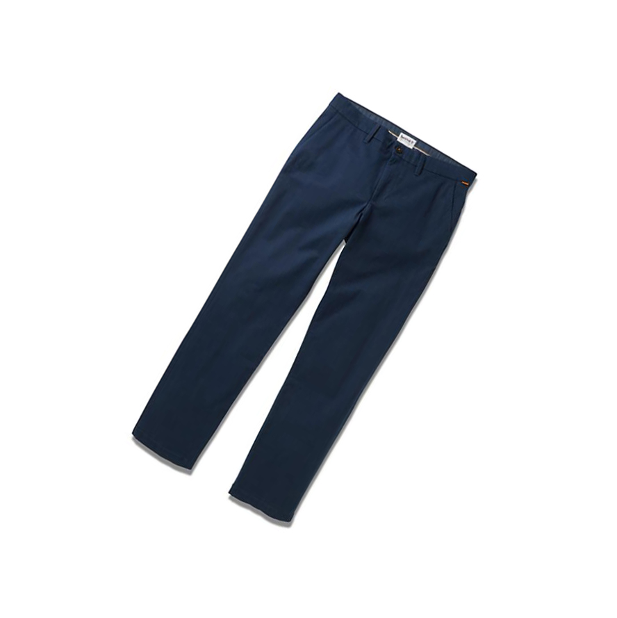 Timberland Squam Lake Twill Chino παντελονι ανδρικα σκουρο μπλε | GR-CTS4035