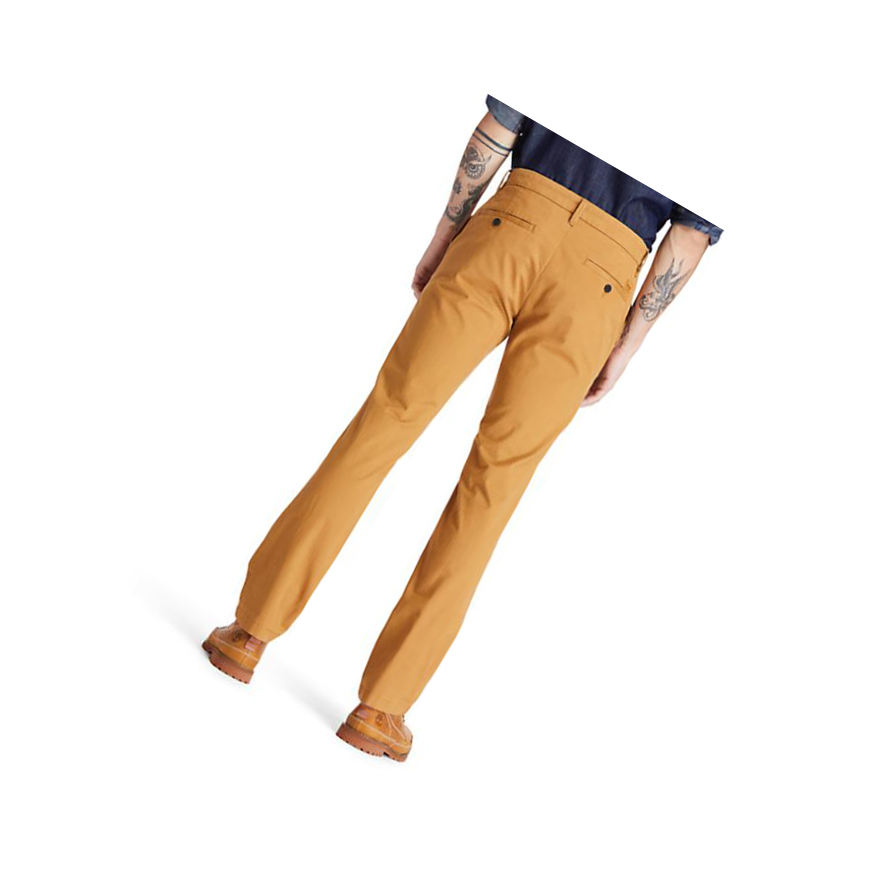 Timberland Squam Lake Twill Chino παντελονι ανδρικα κίτρινα | GR-WJF8190