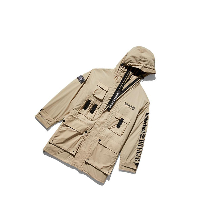 Timberland Tommy Hilfiger x Timberland® Re-imagined Reversible Cargo Parka μπουφαν ανδρικα Μπεζ | GR-BCF7648