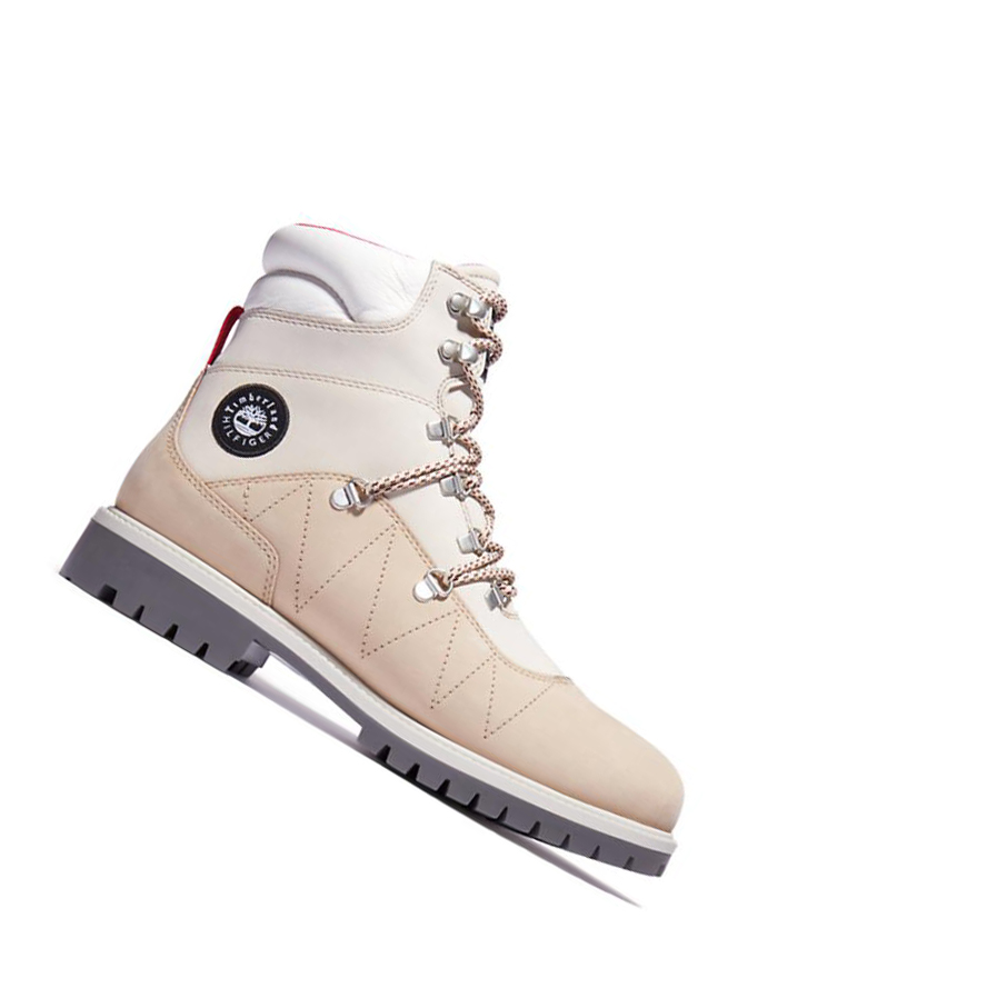 Timberland Tommy Hilfiger x Timberland® Re-imagined 110 EK+ Hiker χειμωνιατικα μποτακια γυναικεια Μπεζ | GR-HAD9417