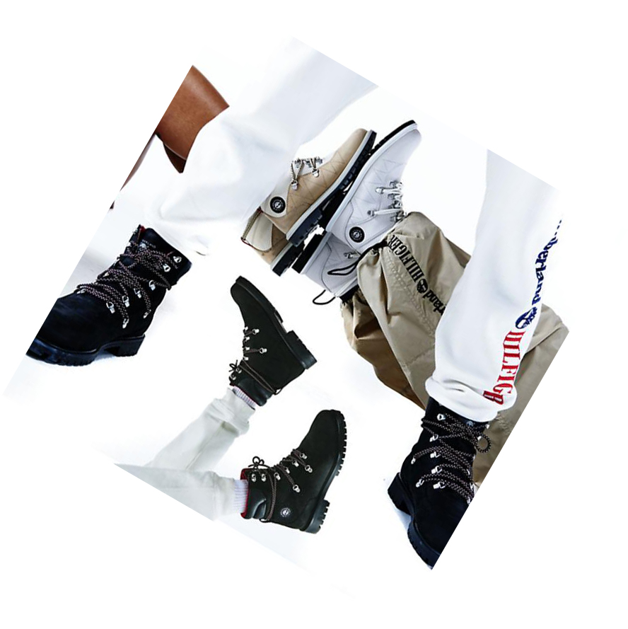 Timberland Tommy Hilfiger x Timberland® Re-imagined 110 EK+ Hiker χειμωνιατικα μποτακια ανδρικα μαυρα | GR-HWI7451