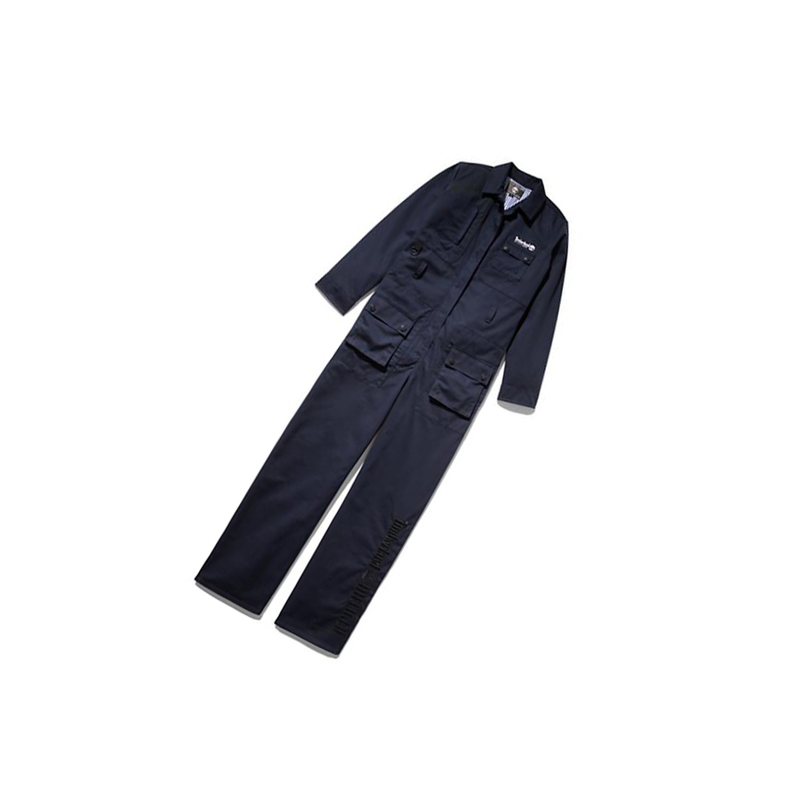 Timberland Tommy Hilfiger x Timberland® Re-Imagined Utility Jumpsuit παντελονι γυναικεια μπλε | GR-JAV0746