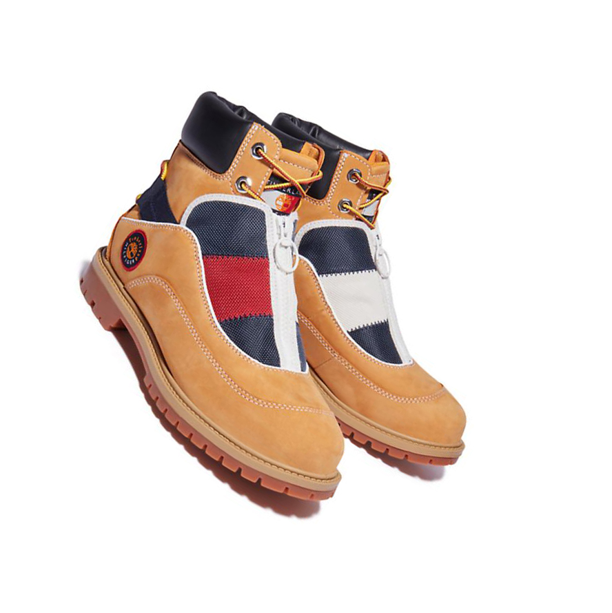 Timberland Tommy Hilfiger x Timberland® Re-Mixed EK+ Original 6-inch Boots γυναικεια κίτρινα | GR-OHR8476