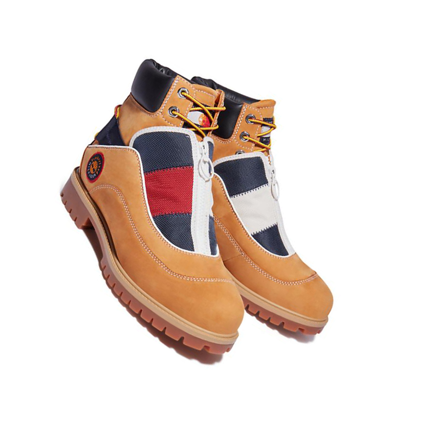 Timberland Tommy Hilfiger x Timberland® Re-Mixed EK+ Original 6-inch Boots ανδρικα κίτρινα | GR-ZHP4507