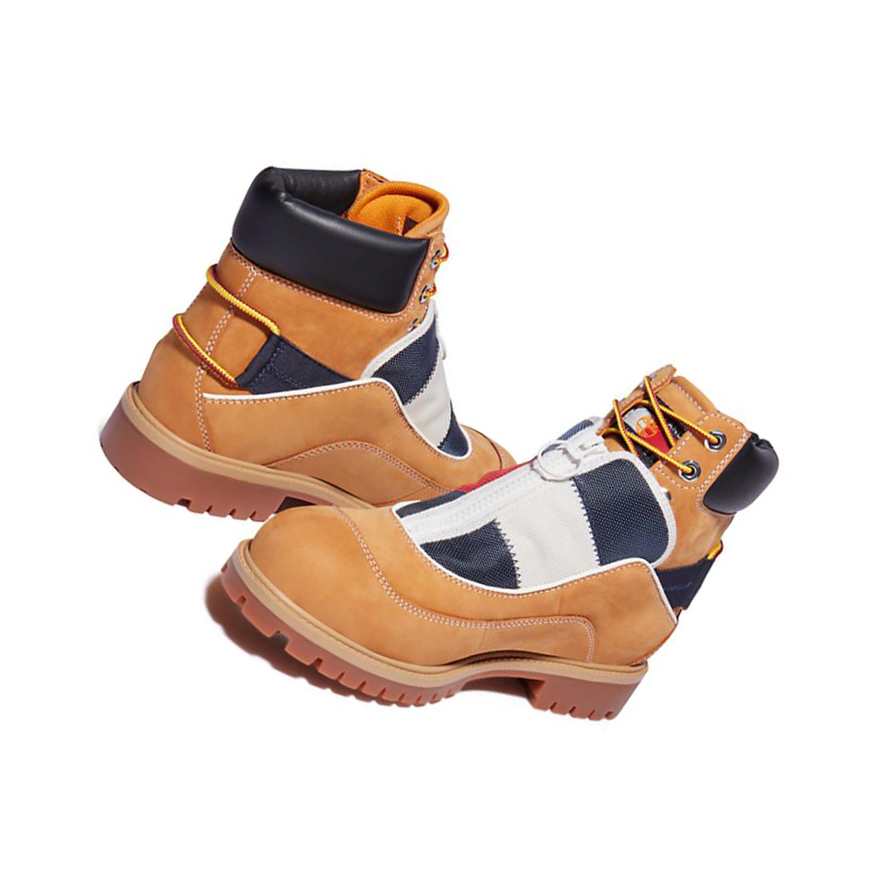 Timberland Tommy Hilfiger x Timberland® Re-Mixed EK+ Original 6-inch Boots ανδρικα κίτρινα | GR-ZHP4507