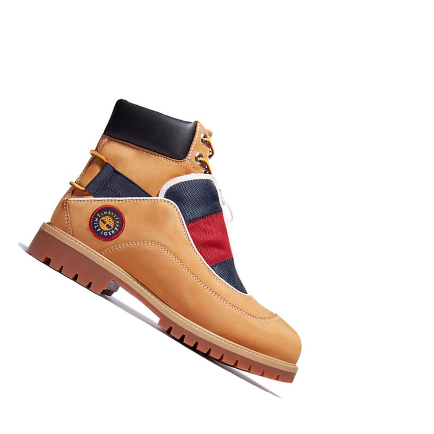 Timberland Tommy Hilfiger x Timberland® Re-Mixed EK+ Original 6-inch Boots ανδρικα κίτρινα | GR-ZHP4507