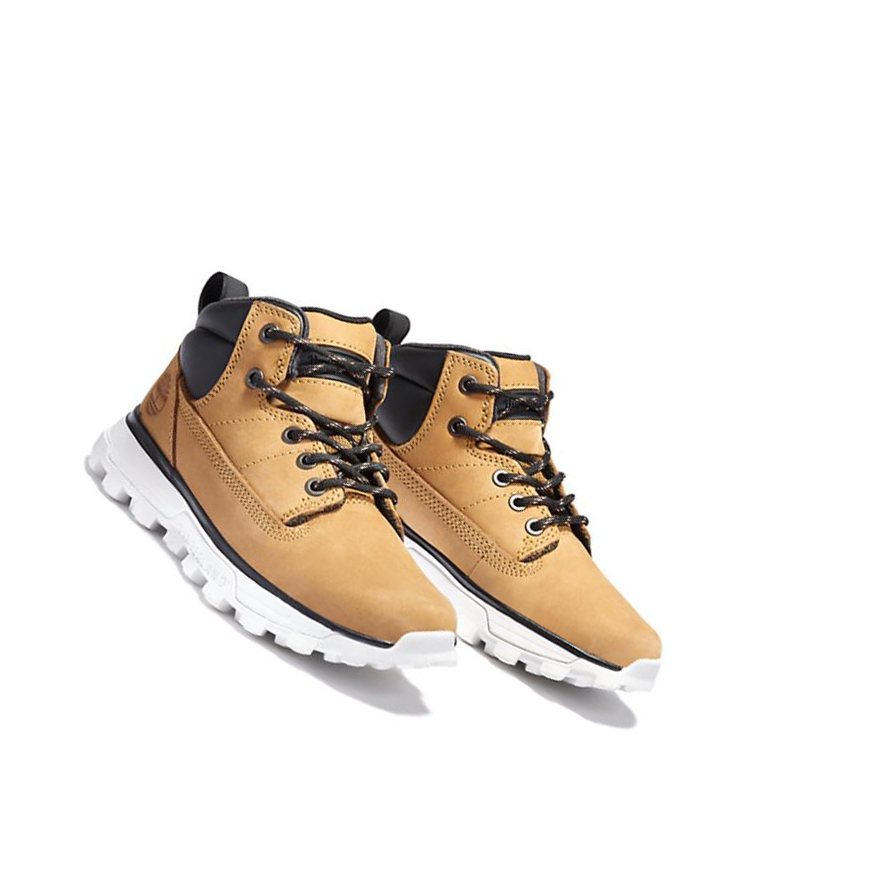 Timberland Treeline Mid Hiker Αθλητικά Παπούτσια παιδικα κίτρινα | GR-EHK1607