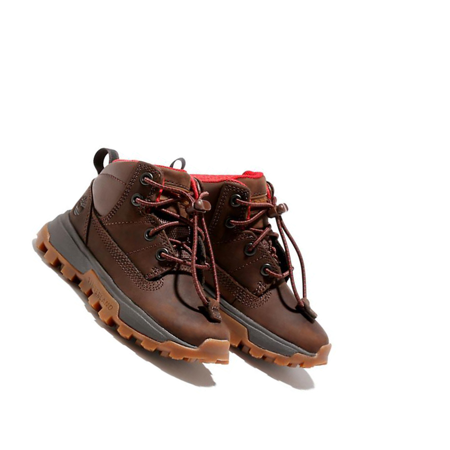 Timberland Treeline Mid Hiker Αθλητικά Παπούτσια παιδικα σκούρο καφε | GR-GTX0598