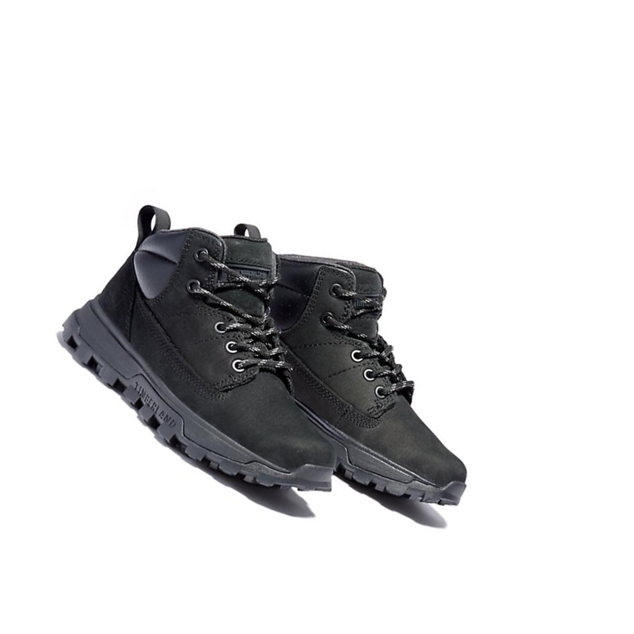 Timberland Treeline Mid Hiker Μπότες Chukka παιδικα μαυρα | GR-WZM1347