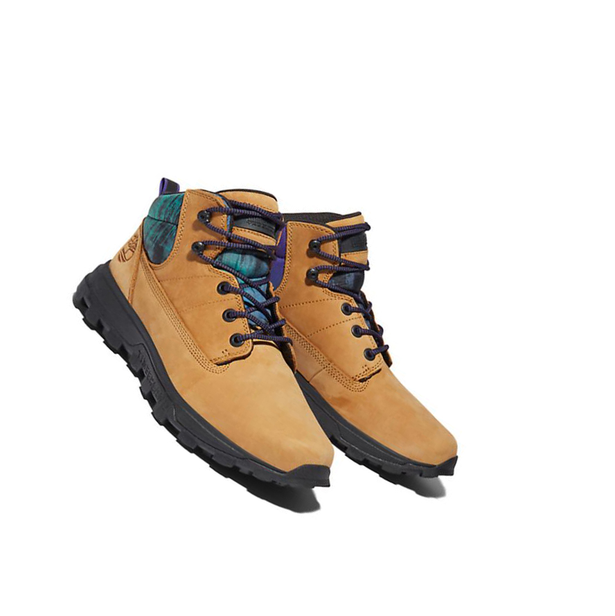 Timberland Treeline Μπότες Chukka ανδρικα κίτρινα | GR-YHN9576