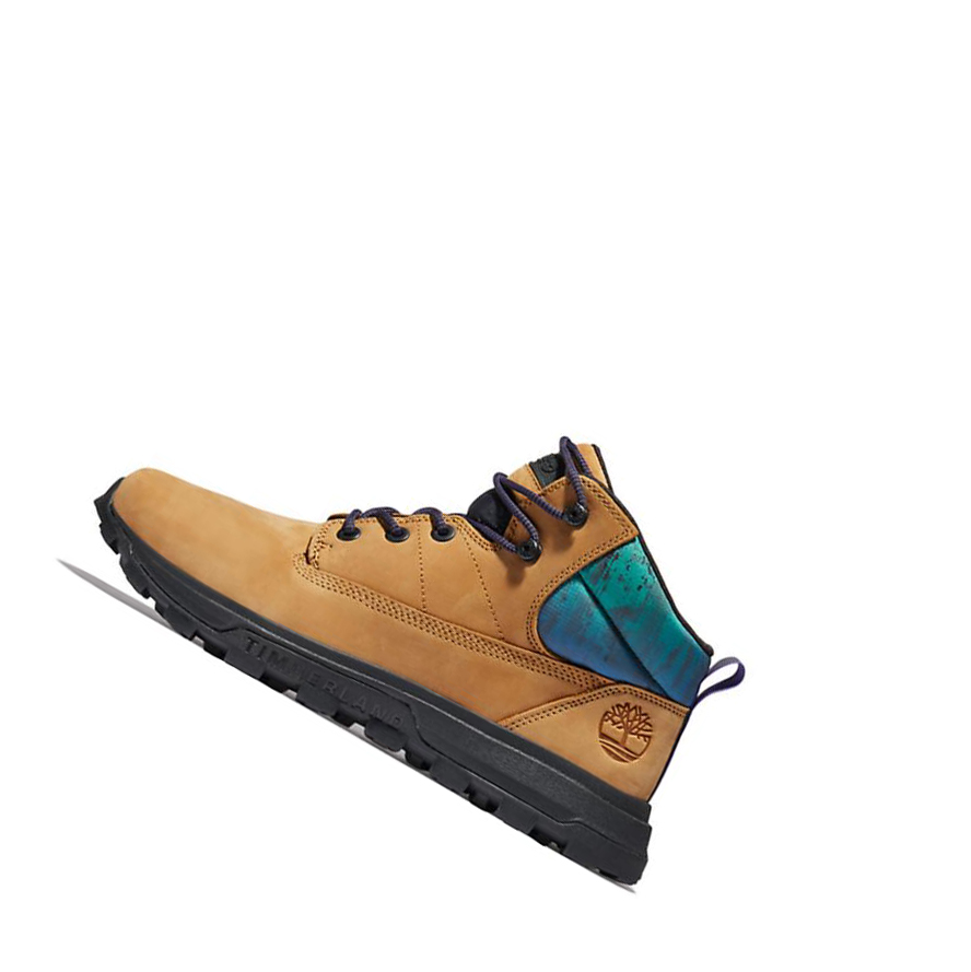 Timberland Treeline Μπότες Chukka ανδρικα κίτρινα | GR-YHN9576