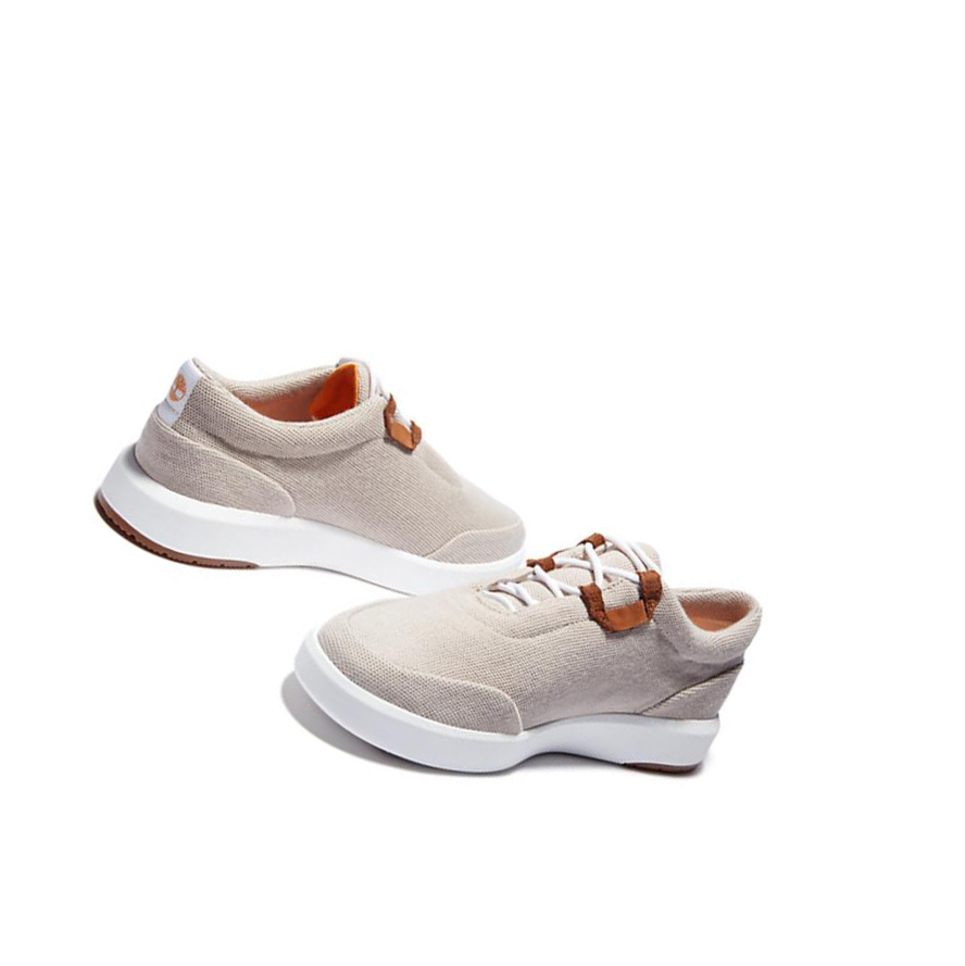 Timberland TrueCloud™ EK+ Canvas Shoes ανδρικα ασπρα | GR-IAC6583