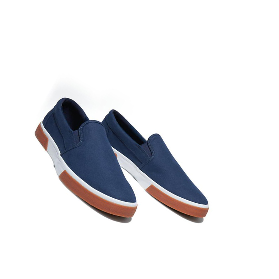 Timberland Union Wharf 2.0 EK+ Slip-On Canvas Shoes ανδρικα σκουρο μπλε | GR-YRQ5982