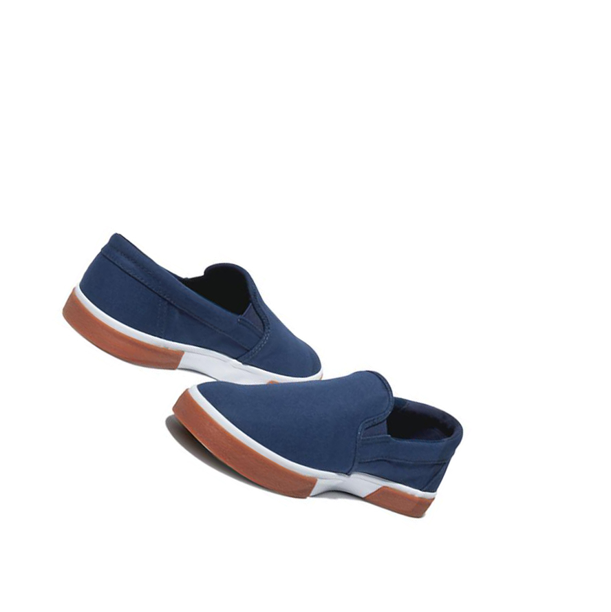 Timberland Union Wharf 2.0 EK+ Slip-On Canvas Shoes ανδρικα σκουρο μπλε | GR-YRQ5982