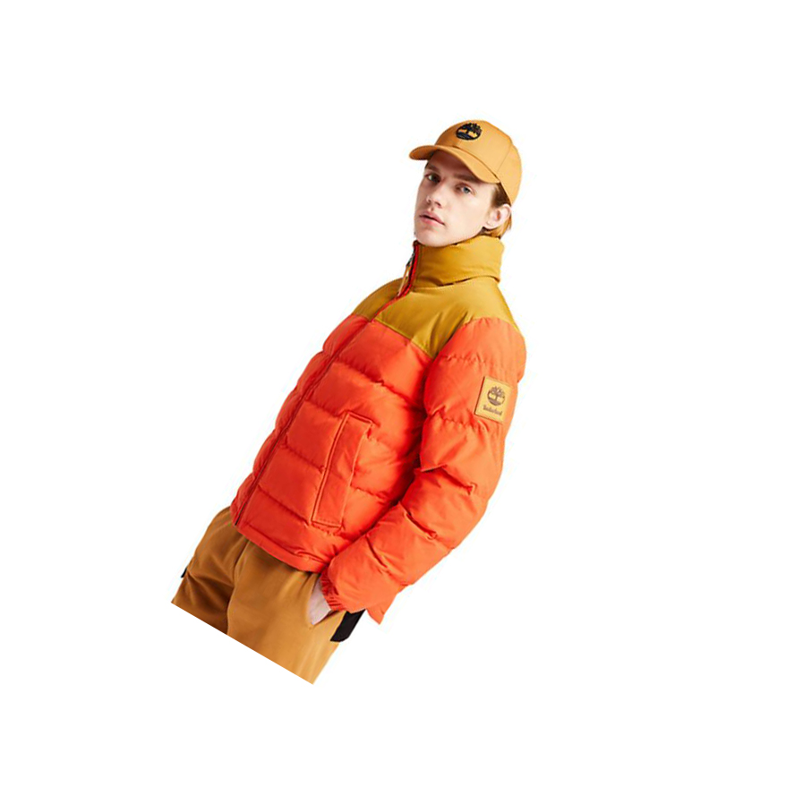 Timberland Welch Mountain Puffer Quilted-Υβρίδιο μπουφαν ανδρικα πορτοκαλι | GR-VGL0653