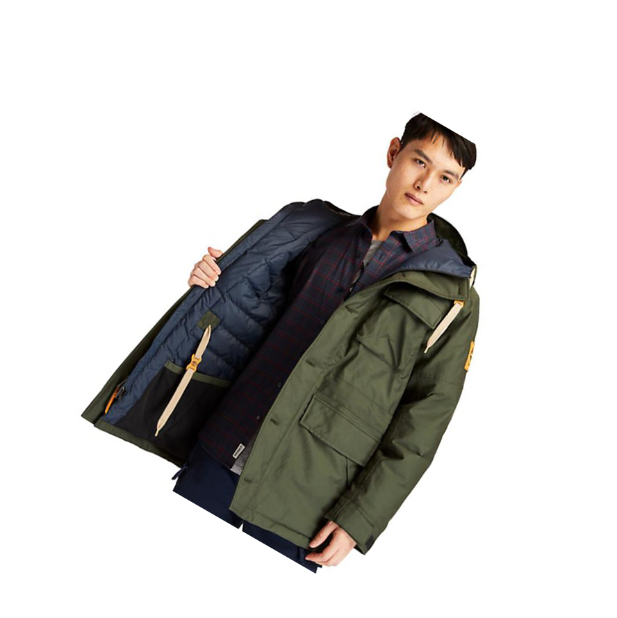 Timberland Wilmington DryVent™ Field Parka μπουφαν ανδρικα σκούρο πρασινο | GR-EUH2865