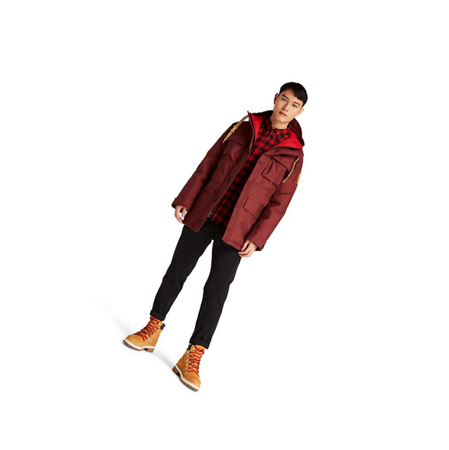 Timberland Wilmington DryVent™ Field Parka μπουφαν ανδρικα κοκκινα | GR-LHP6534