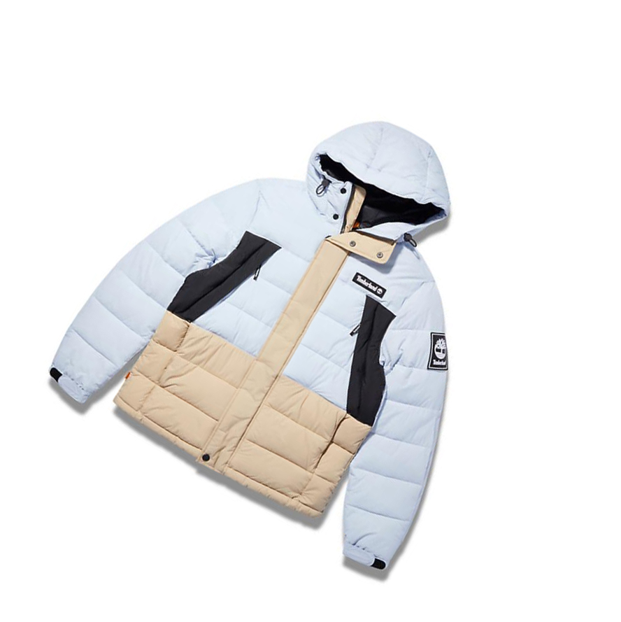 Timberland outdoor Archive Puffer Quilted-Υβρίδιο μπουφαν ανδρικα ανοιχτο μπλε | GR-QJZ6853