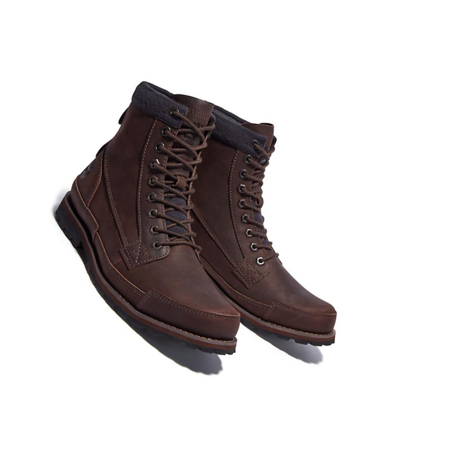 Timberland πρωτοτυπεσ επενδυση Original 6-inch Boots ανδρικα σκούρο καφε | GR-JPT6513