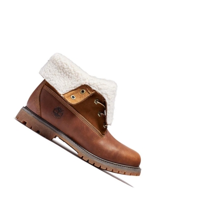 Timberland Authentic Fold-over μποτακια γυναικεια καφε | GR-RKT3475